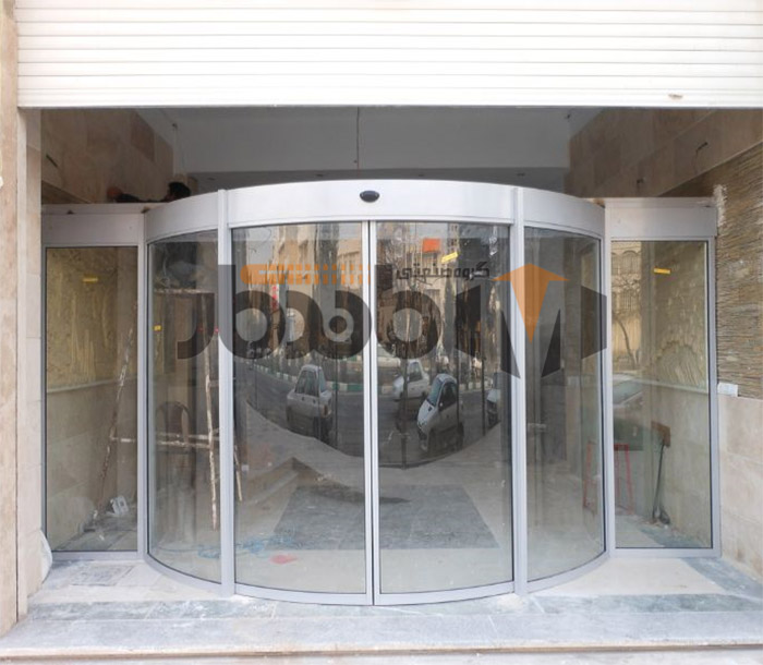 درب اتوماتیک نیم گرد